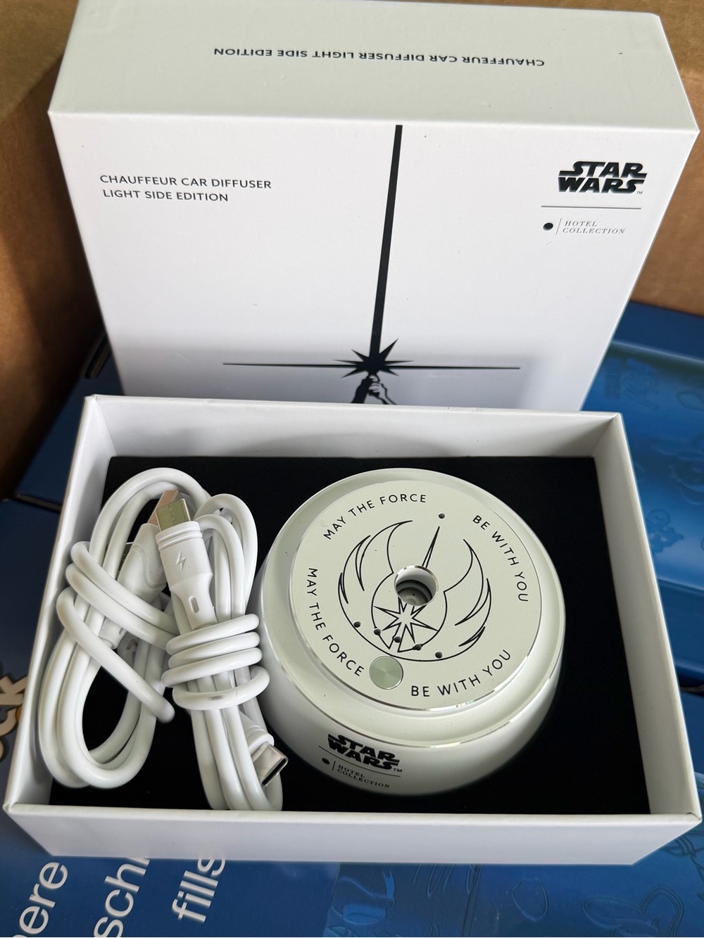 Car Scent Diffuser USB Star Wars Light Side Jedi Hotel Collection +Oil New